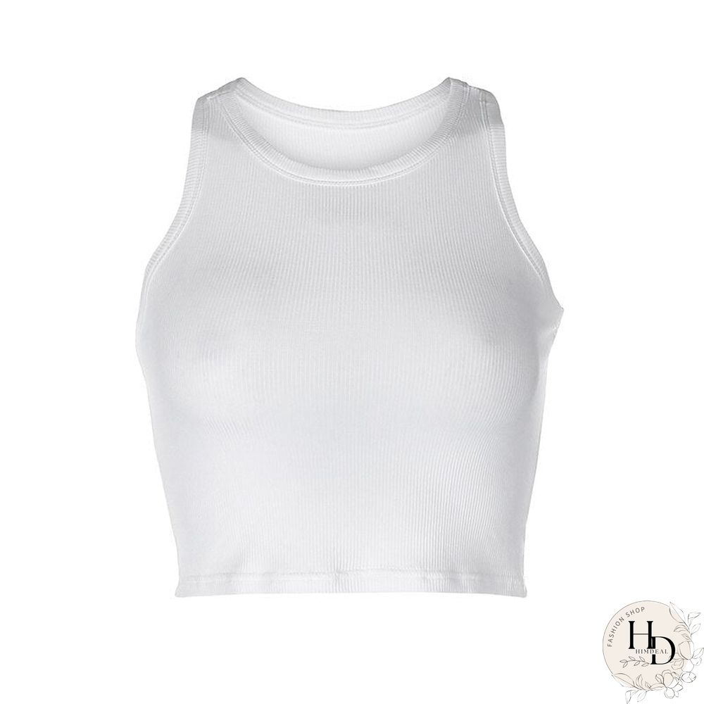 Fitness Basic Knitted Tank Top Women Sleeveless Casual Solid Color Elastic Crop Tops Clubwear Retro Summer Vest Harajuku