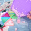 New Diamond Painting Hexagonal Beads Sorting Trays Rhinestone Storage Plate Multifunctional Funnel Disk Sieve Drill Disk DIY Tool Set