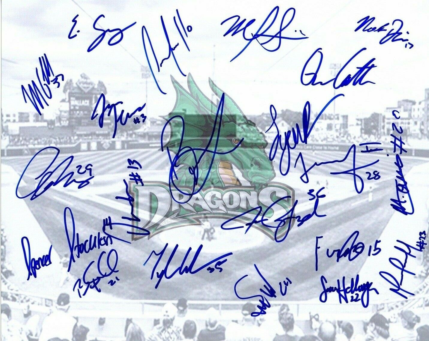 2021 Dayton Dragons TEAM autographed signed 8x10 baseball Photo Poster painting Cincinnati Reds