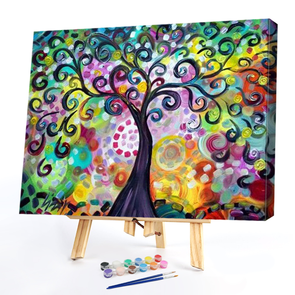 

50*40CM - Paint By Numbers - Tree of Life, 501 Original