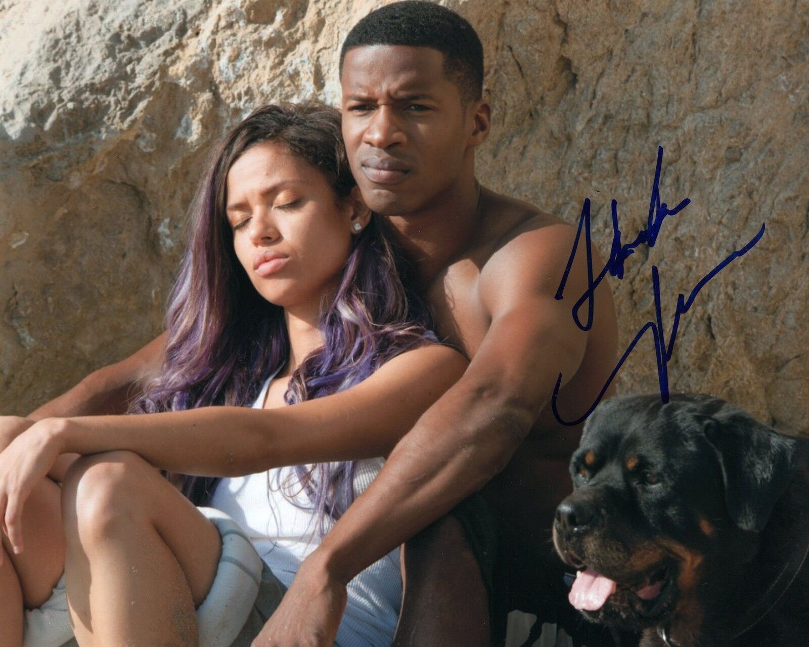 Nate Parker signed 8x10 Photo Poster painting w/COA Red Tails Julian Eden Slim Beyond the Lights