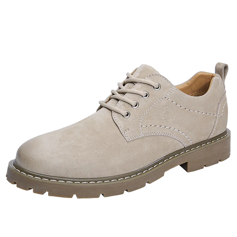 100% Genuine Leather Oxfords Shoes Men Cow Leather Casual Shoes Male Outdoor High Quality Mens Flats Lace-Up Footwear Walkerpeak