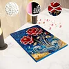 DIY Pearl Painting Red Rose for Home Wall Decor with Frame(40*30cm)