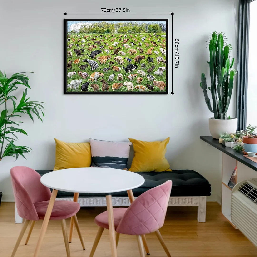 Pooping Dog Jigsaw Puzzle 1000 Piece