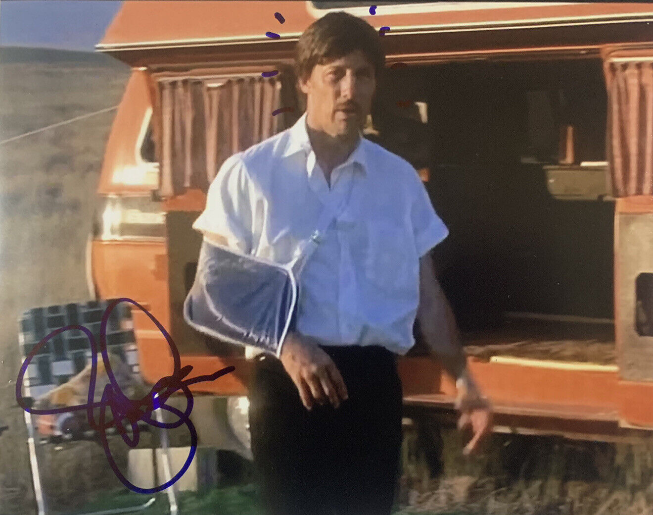 JON GRIES HAND SIGNED 8x10 Photo Poster painting UNCLE RICO NAPOLEON DYNAMITE MOVIE AUTO COA