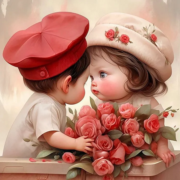 Full Round Drill Diamond Painting -Valentine'S Day Young Couple - 30*30cm