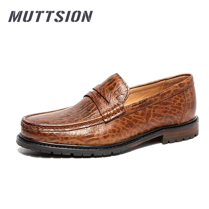 MUTTSION Goodyear Craft Bison Leather Business Casual Shoes | Cowhide Sole Loafers MUTTSION.COM MUTTSION