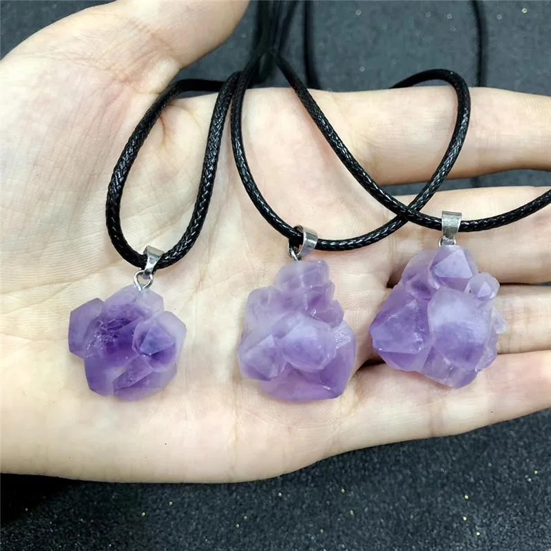 Amethyst & Brave Necklace