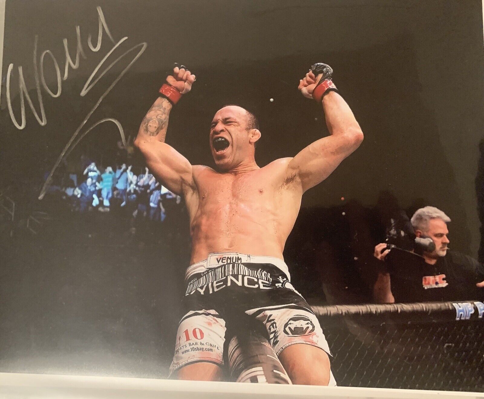 wanderlei silva Signed Auto 8x10 Photo Poster painting Pic