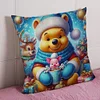 Winnie The Pooh - 11CT Stamped Cross Stitch Pillowcase 45*45cm