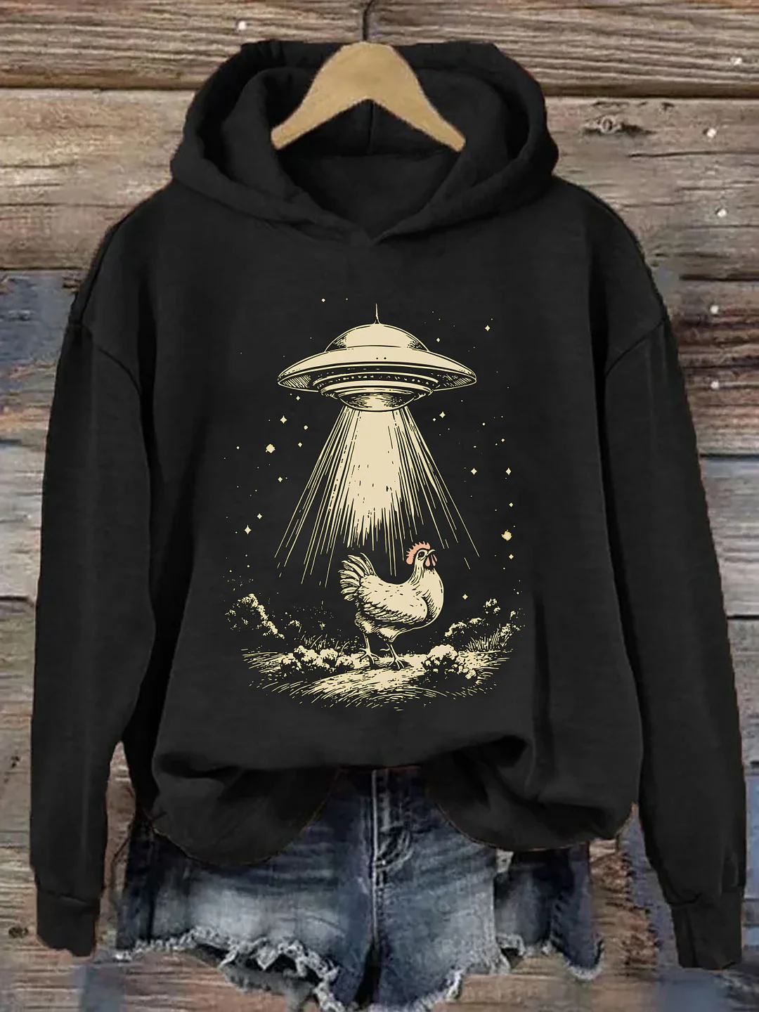 Chicken UFO Hoodie