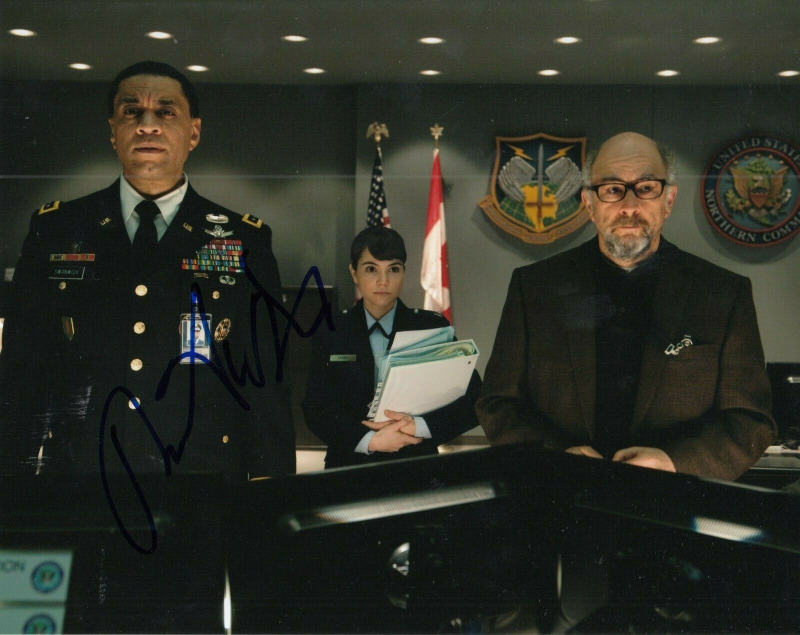 RICHARD SCHIFF signed (MAN OF STEEL) SUPERMAN 8X10 *Dr Emil Hamilton* W/COA