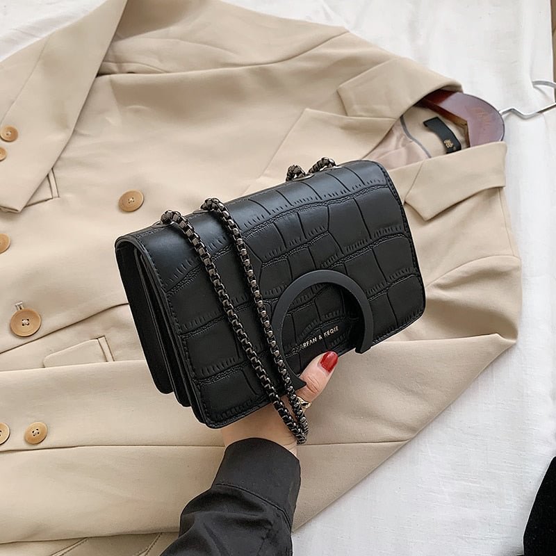 էѧӧܧ Small Stone Pattern PU Leather Hand Bags 2020 Vintage Shoulder Handbags Female Travel Totes Lady Fashion Hand Bags