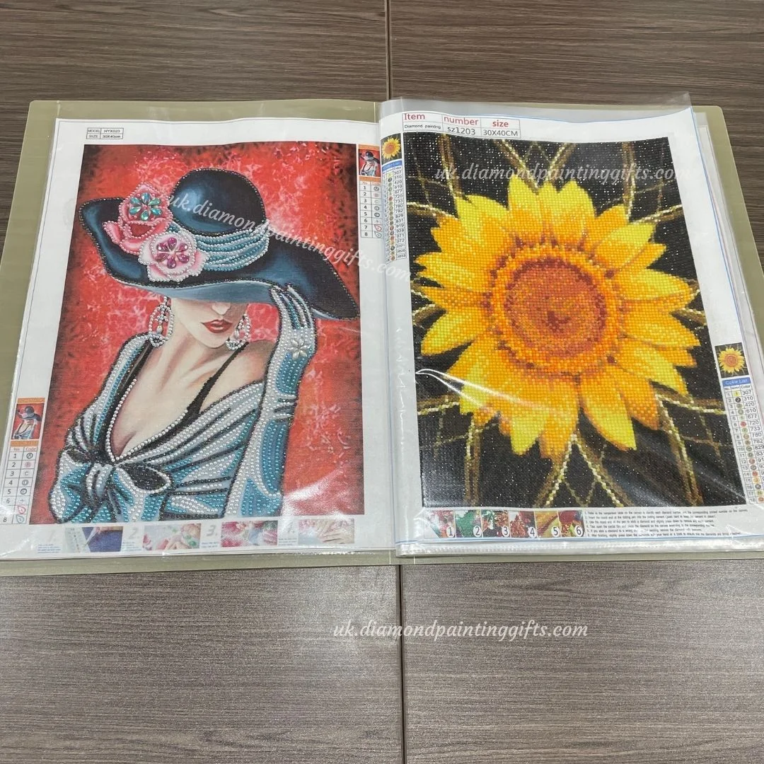 A3 Diamond Painting Storage Presentation Book(30pages) 【Suitable for 30x40cm diamond painting】