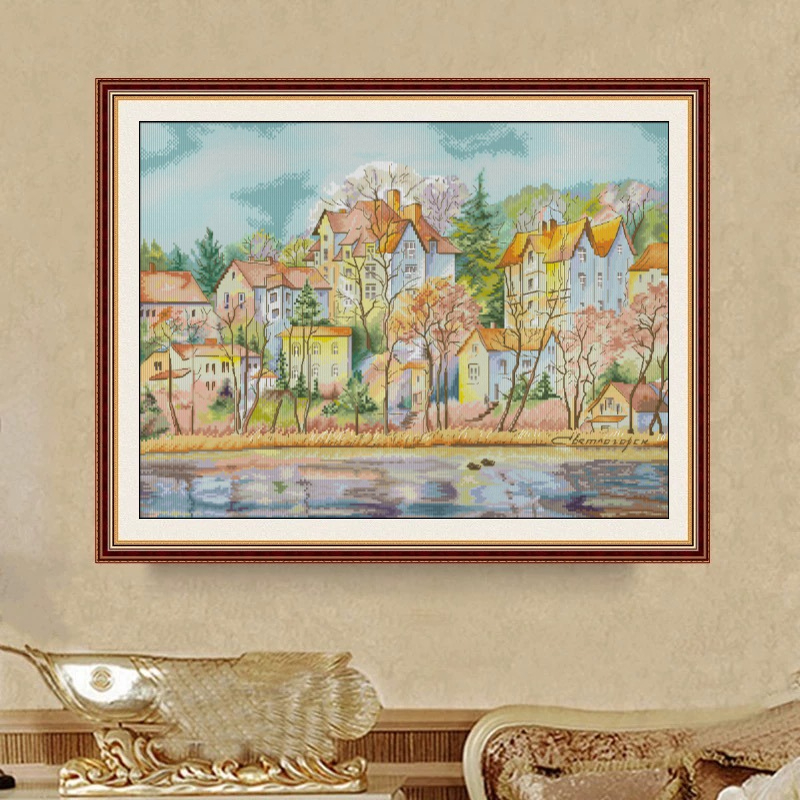[CC545-Riverside House]  Painting Fairy Cross Stitch