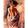 3pcs Diamond Painting -DIY Round Drill Women