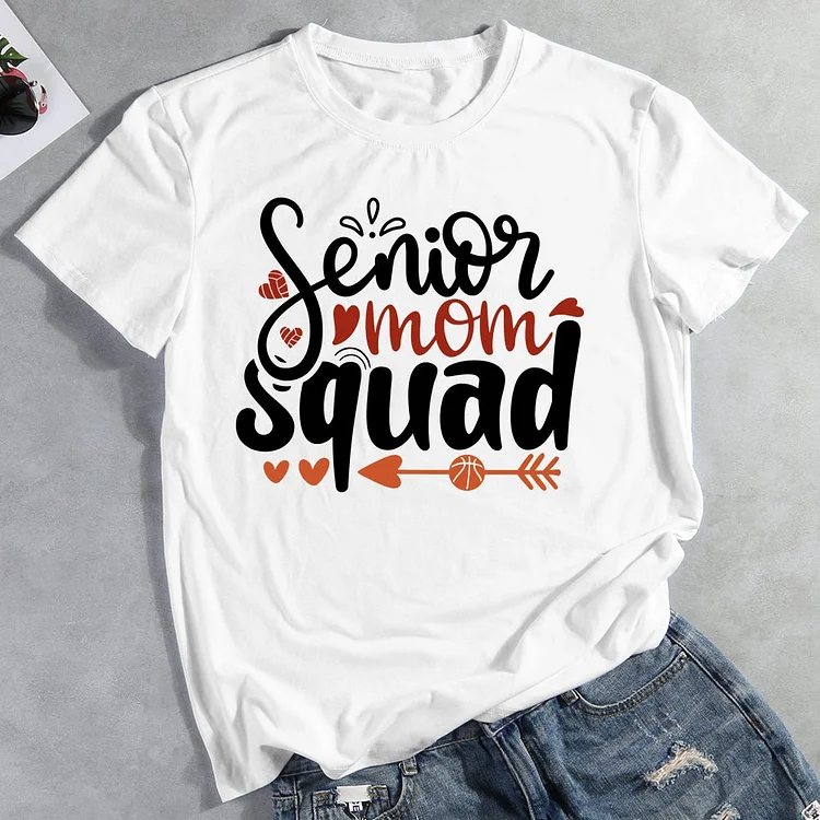 Seniors Mom Squad T-Shirt-012685
