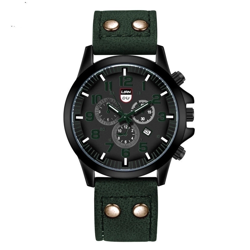 Fashion Geometric Buckle Quartz Men’s Watches