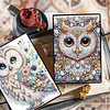 2pcs Owl Partial DIY 50 Pages A5 Diamond Painting Notebook for Study Drawing