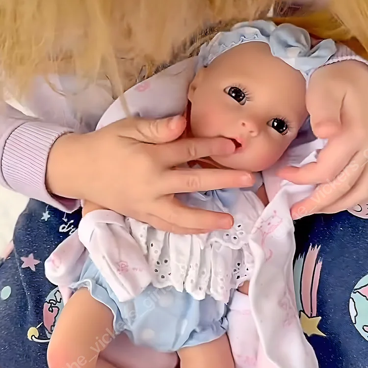 Babeside Terry 12" Realistic Silicone Smiling Baby Little Infant Girl Building Lovely Memories