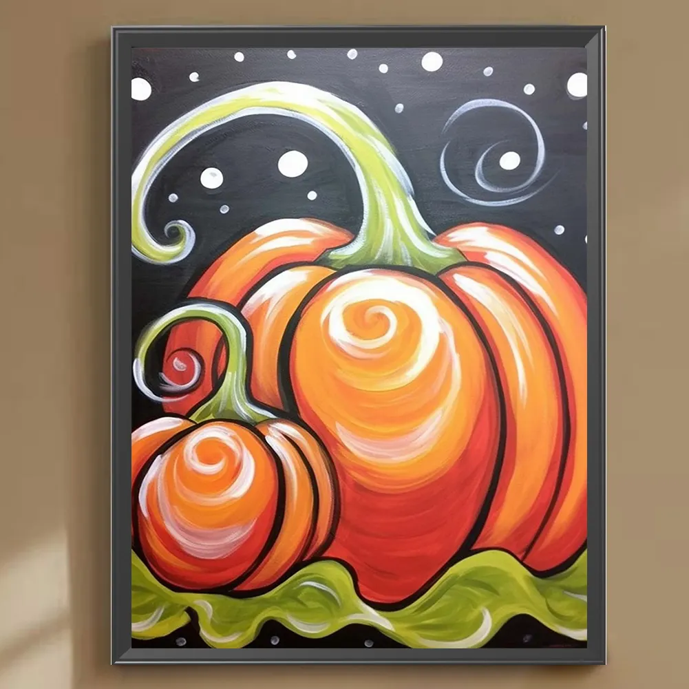 Diamond Painting - Full Round Drill - Pumpkin(Canvas|30*40cm)