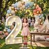 70cm LED Number Figure Light Easy To Assemble & Lightweight Large Lighted Number Warm Lighting & Radiant Atmosphere for Anniversary Graduation Decoration