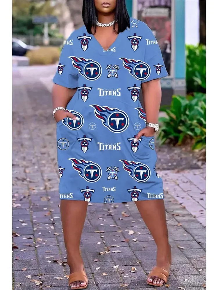 Tennessee Titans
Limited Edition V-neck Casual Pocket Dress
