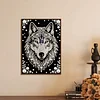 Diamond Painting-DIY Special Shaped Drill Pearl Painting Wolf(30x40cm)