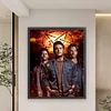 (Stamped/Counted) Supernatural Tv Series-11CT Cross Stitch 50*60cm(Big Size)