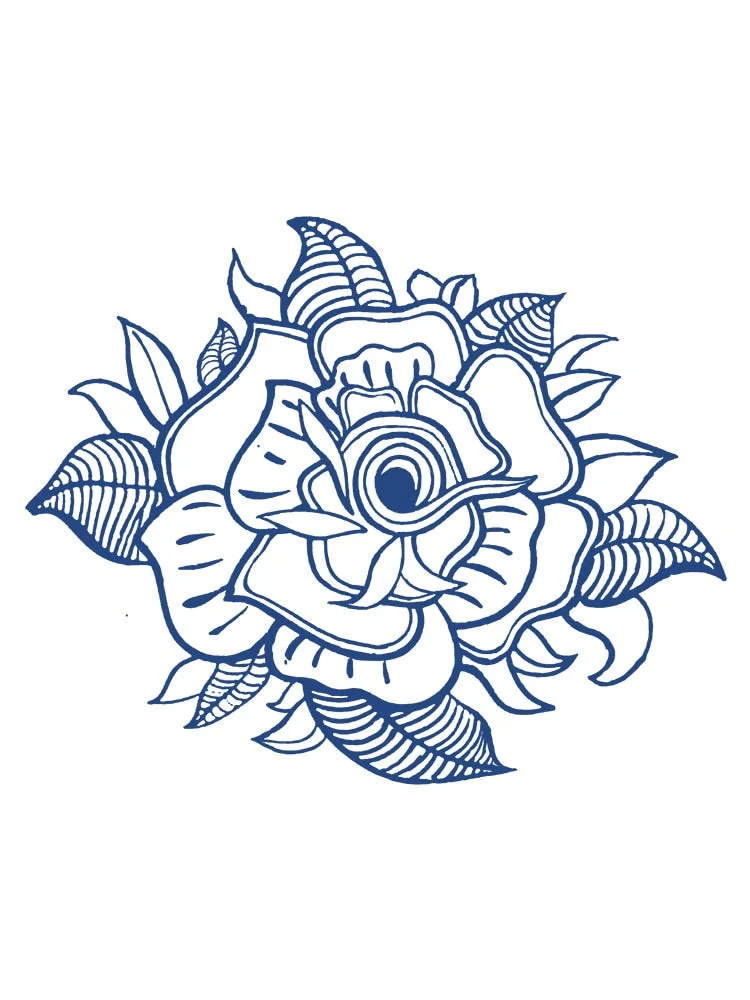 S01-40 herbal tattoo stickers ins wind juice vegetation tattoo simulation stickers durable waterproof men and women