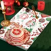 Christmas Diamond Painting Placemats DIY Diamond Dot Kits for Home Decor