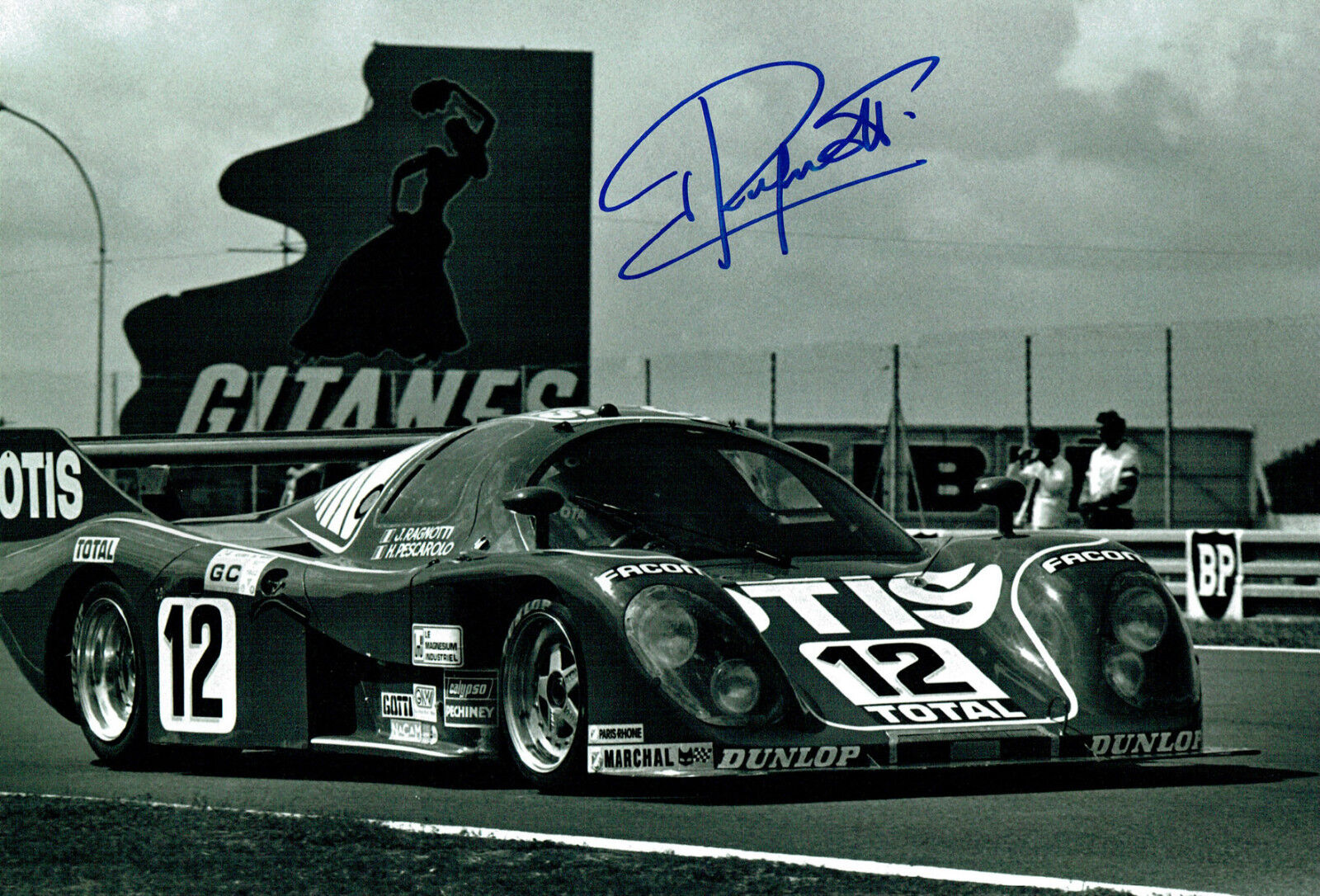 Jean RAGNOTTI SIGNED Ford Cosworth Le Mans 24hr Autograph 12x8 Photo Poster painting AFTAL COA