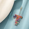 DIY Diamond Art Key Rings Lettter Keychain Supplies Gift for Kids (GJ142)