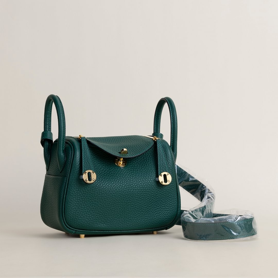 Mini Lindy  Clemence leather  Z6 Malachite GHW