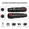 1/4 TRS Female To 3Pin XLR Female Microphone Cable Connectors Audio Cable Plug Connector Adapter for Mixer Microphone Power Amplifier