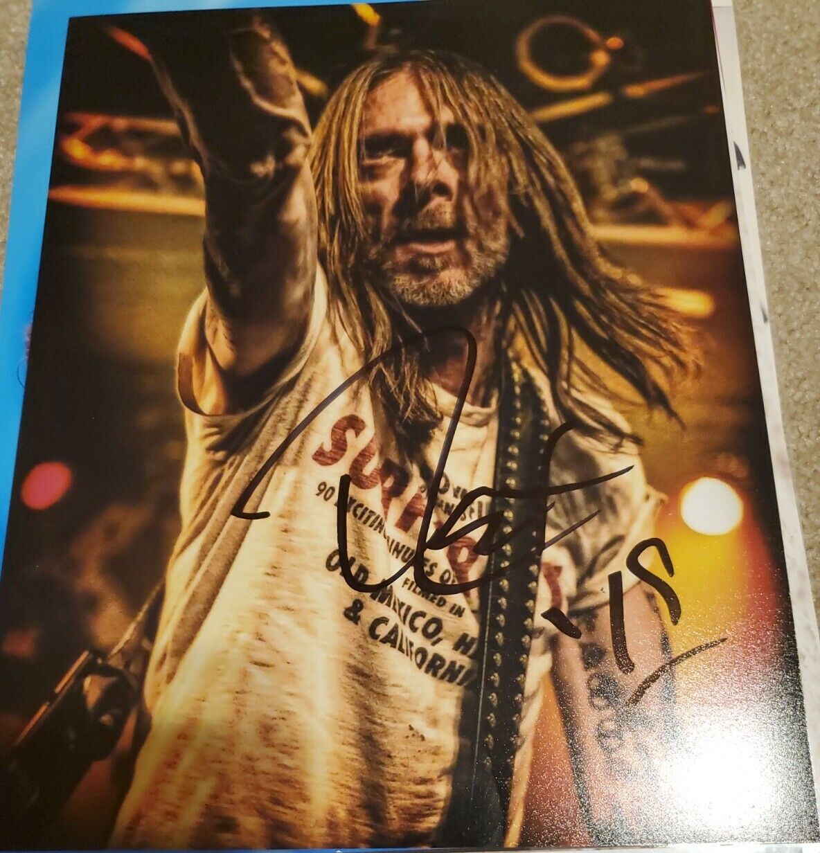 Rex Brown Signed 8x10 Photo Poster painting Heavy Metal Pantera