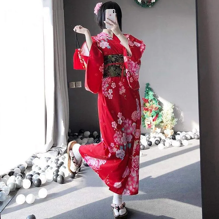 Elegant Kimono Robe Dress SP15718