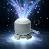 Dynamic Rotating LED Ocean Light Projector Dimmable Brightness & Flexible Stable Base Design Night Light Projector USB Powered & Versatile for Kids Bedroom Decoration
