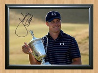 Jordan Spieth Masters Ryder Cup US Open Signed Autographed Photo Poster painting Poster Print Memorabilia A2 Size 16.5x23.4