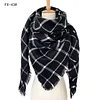 Plaid Pashmina Scarf Winter Scarf For Women