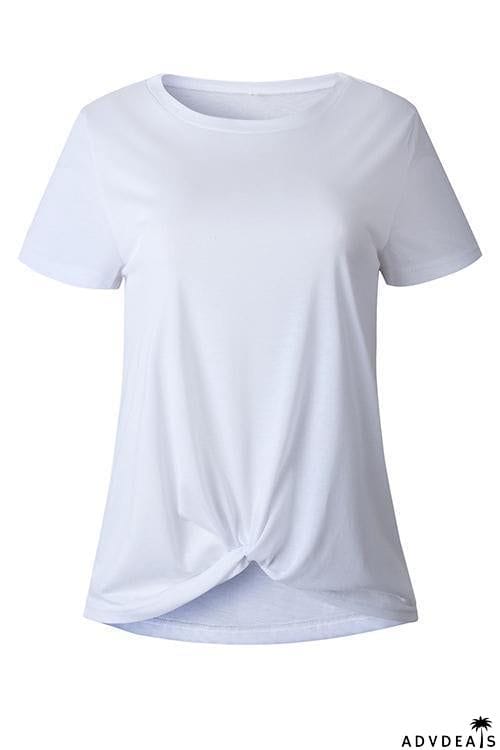 Knot Short Sleeve T Shirt