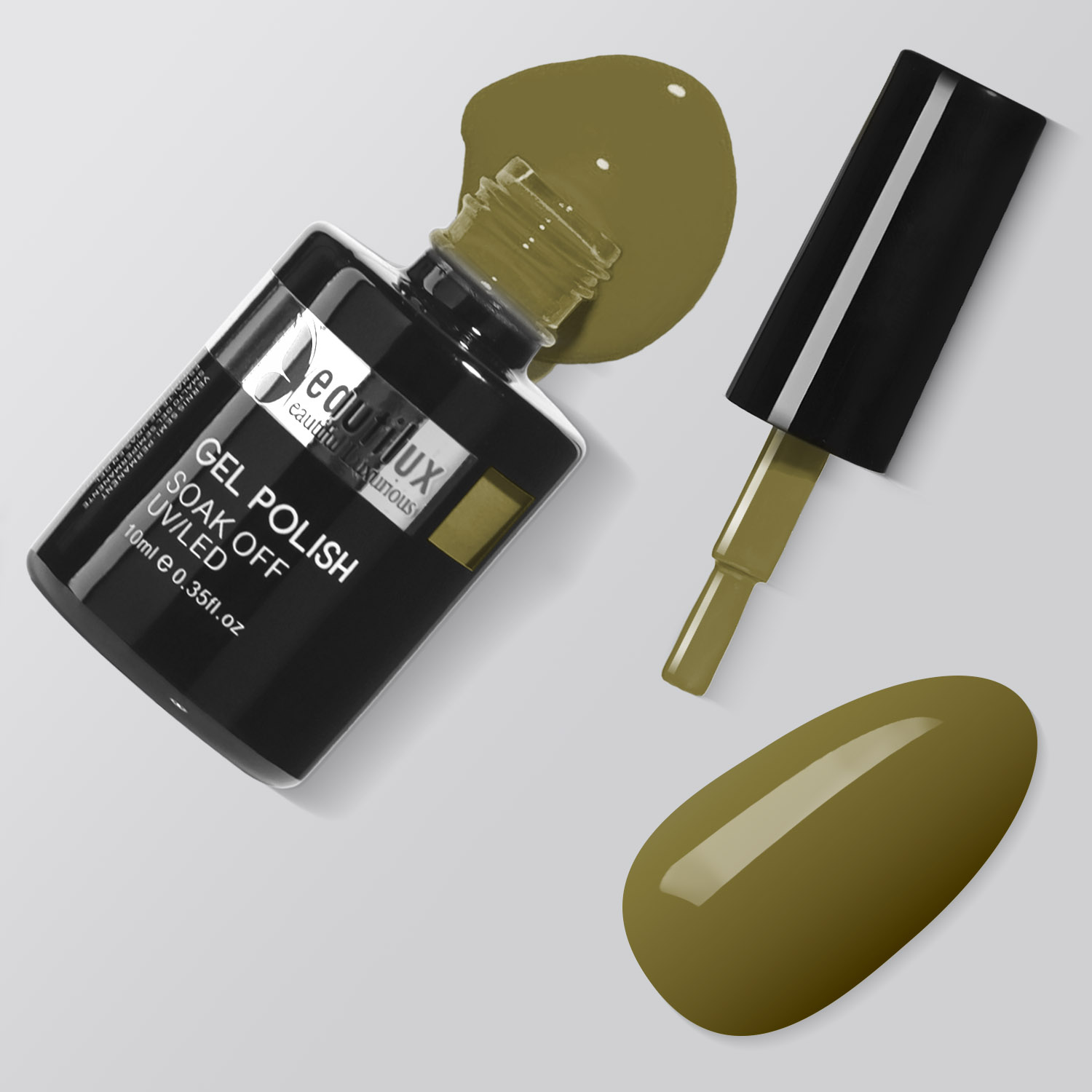 HEMA& TPO Free Nail Gel Polish Color 10ml Autumn Collection-Olive