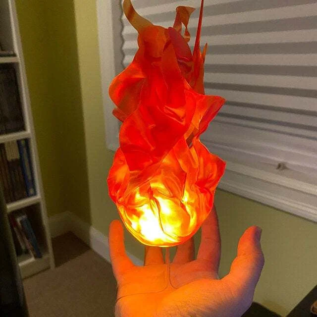 Floating Fireball Prop ( For Cosplay, Convention, Halloween )