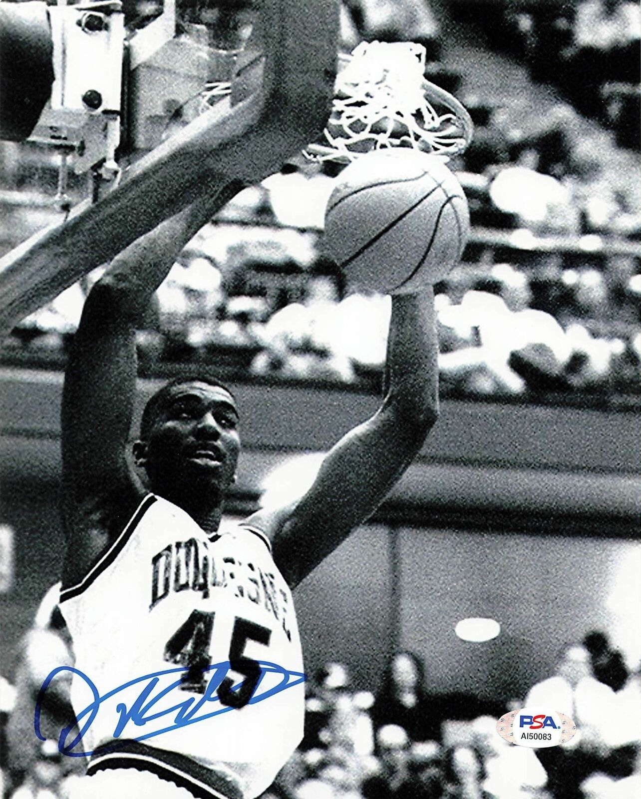 Derrick Alston signed 8x10 Photo Poster painting PSA/DNA Philadelphia 76ers Autographed