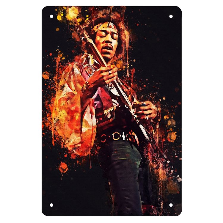 【20*30cm/30*40cm】Jimi Hendrix - Vintage Tin Signs/Wooden Signs