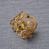 Golden Silver Hollow Wiring Circles Catering Napkin Ring