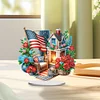 Diamond Painting Acrylic American Flag Ornament Kit for Decoration
