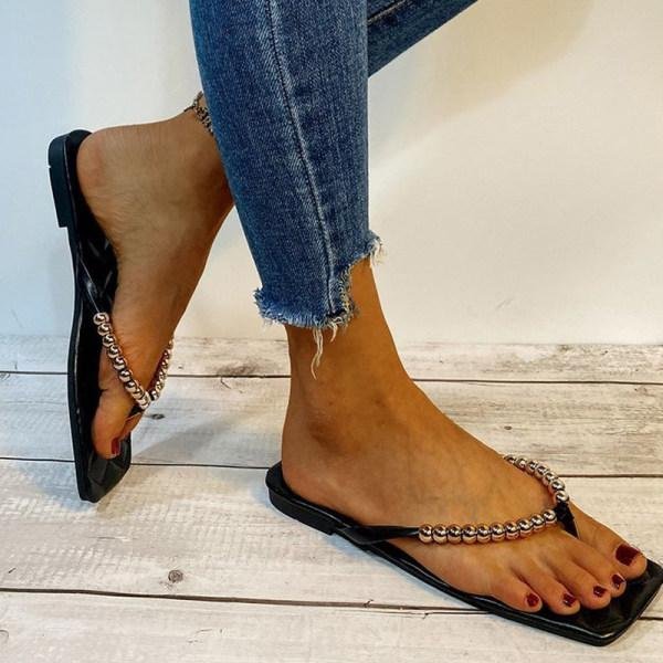  Women Summer Fashion Wide-Foot Slippers