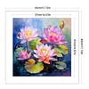 (US Local)Lotus-14CT Stamped Cross Stitch Kit(45x45cm)