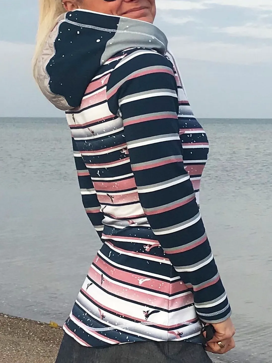 Casual Long Sleeve Hoodie Sweatshirt